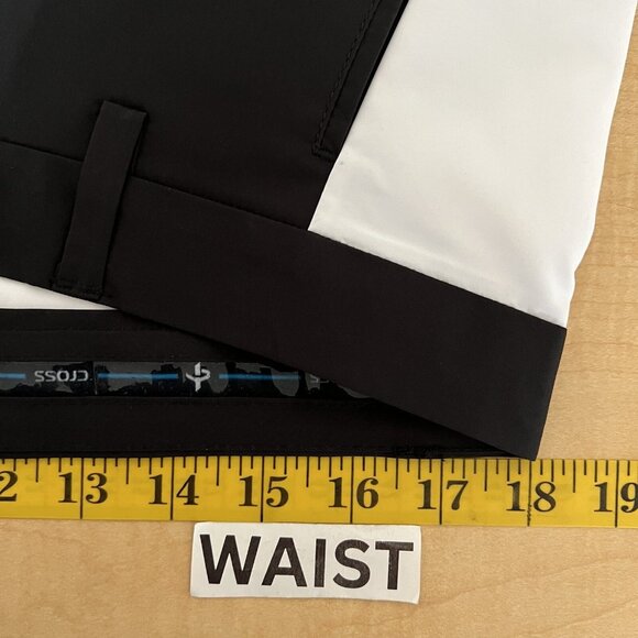 NEW Cross Men Range Pants 36x34 Black/White Regular Fit Stretch Wind Protection - Picture 9 of 13